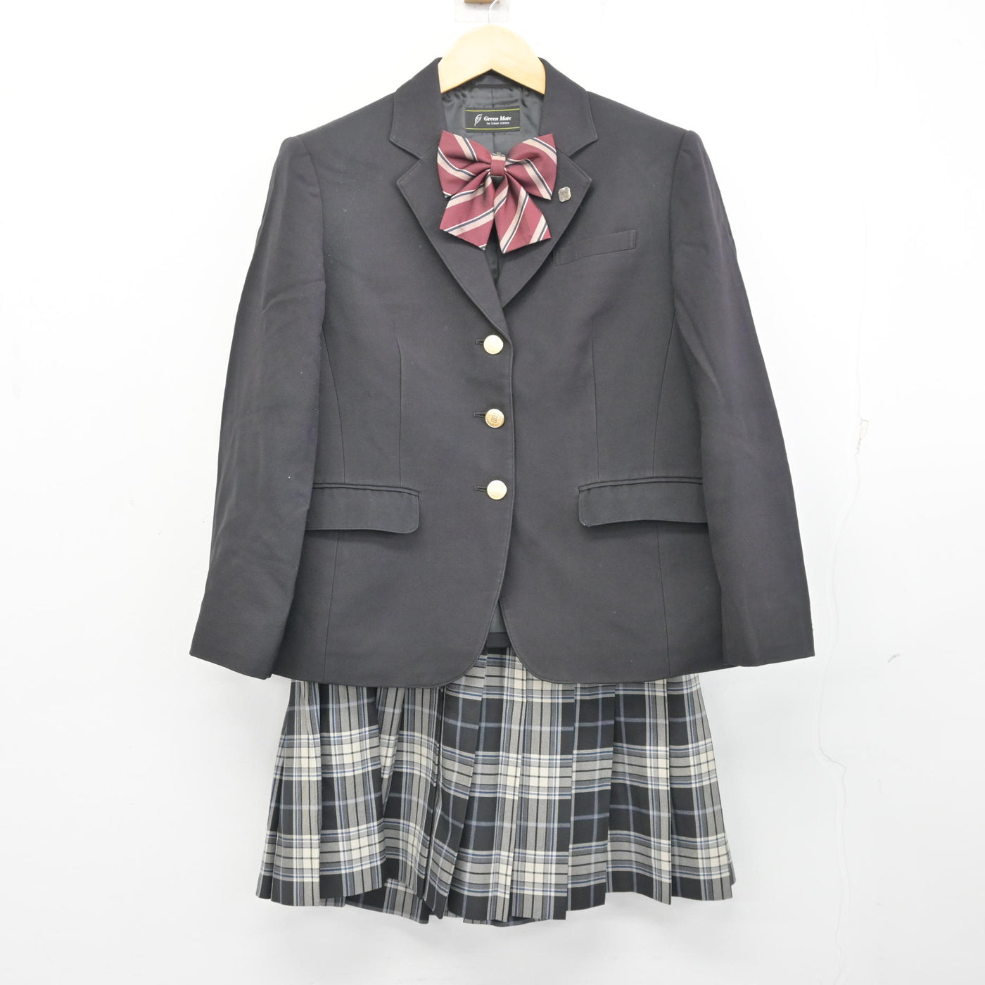 【中古】千葉県 西武台千葉高等学校 女子制服 4点 (ブレザー・スカート) sf100365