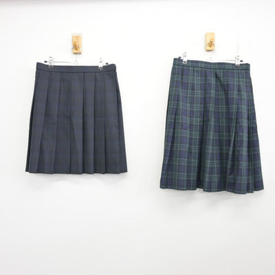 【中古】 星槎国際高等学校 女子制服 4点 (ブレザー・スカート・スカート) sf100368