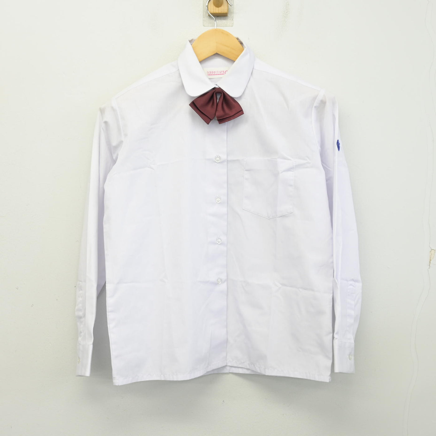 【中古】鹿児島県 玉龍中学校 女子制服 4点 (ブレザー・シャツ・スカート) sf100370