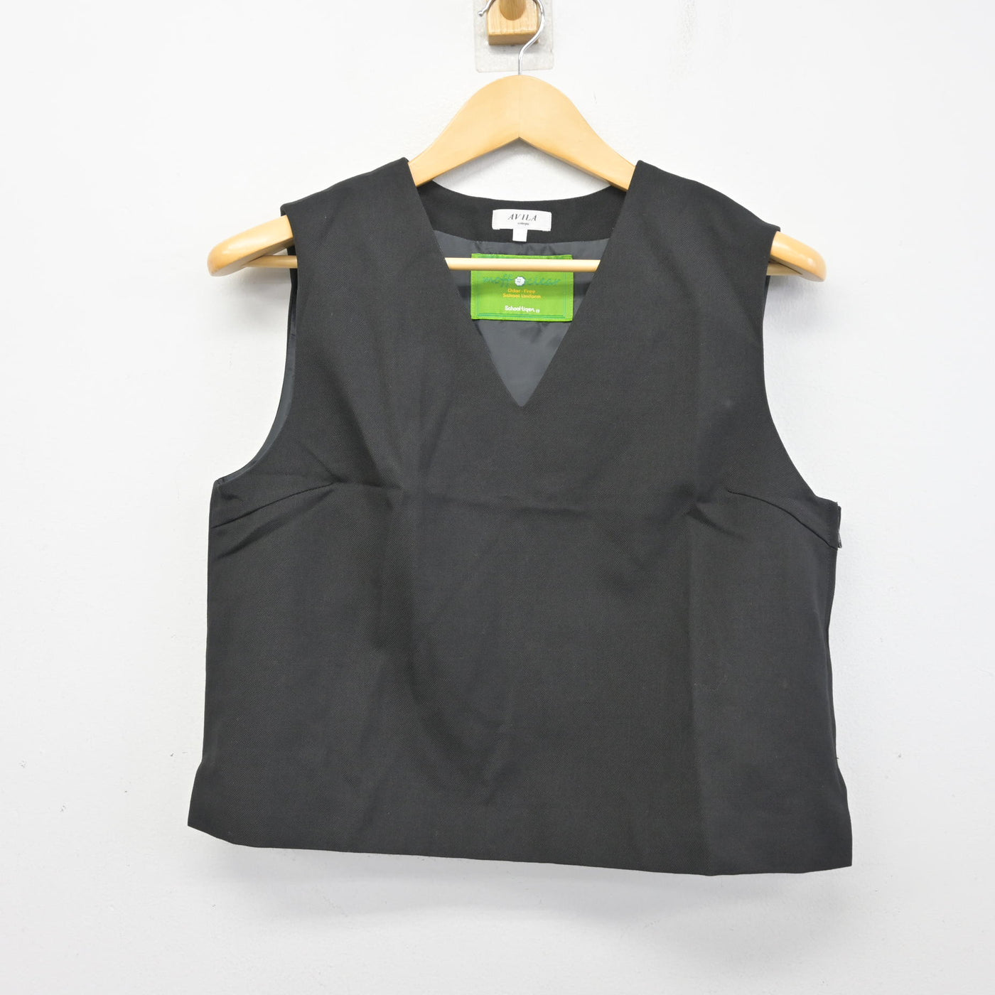 【中古】鹿児島県 玉龍中学校 女子制服 2点 (ベスト・シャツ) sf100371