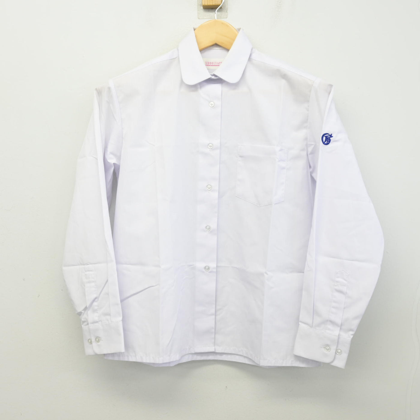 【中古】鹿児島県 玉龍中学校 女子制服 2点 (ベスト・シャツ) sf100371