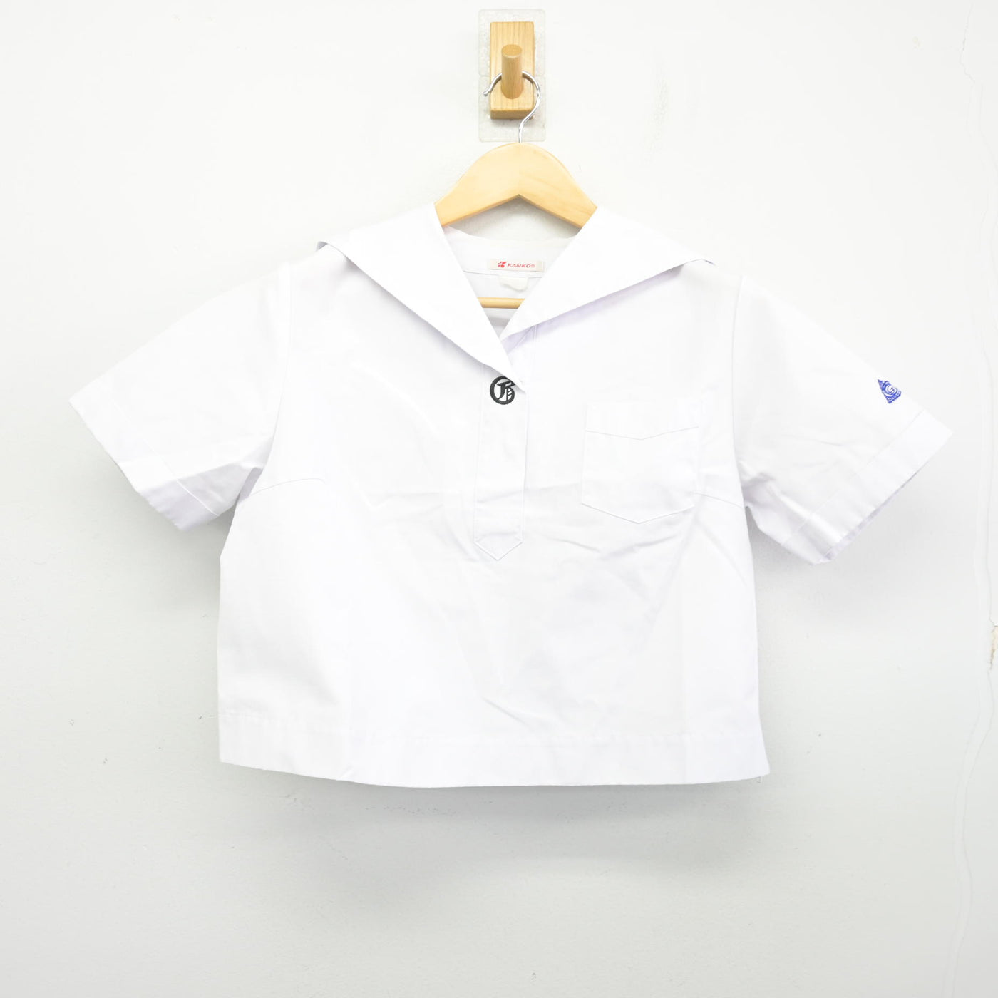 【中古】鹿児島県 玉龍中学校 女子制服 2点 (セーラー服・スカート) sf100372
