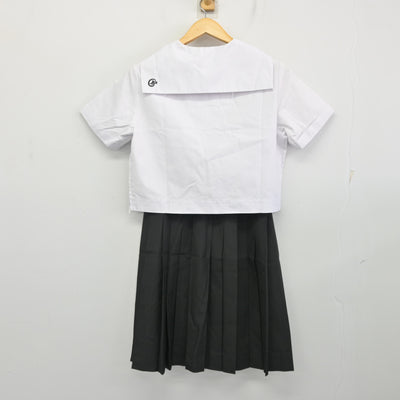 【中古】鹿児島県 玉龍中学校 女子制服 2点 (セーラー服・スカート) sf100373