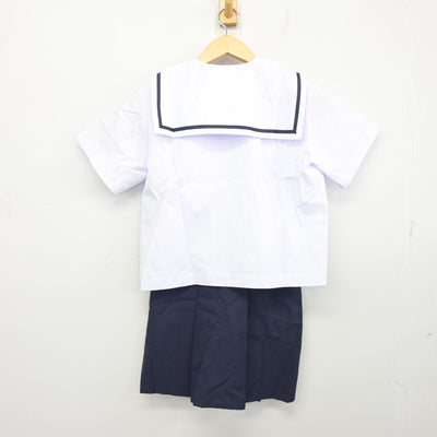 【中古】広島県 広島三育小学校 女子制服 3点 (セーラー服・スカート) sf100380