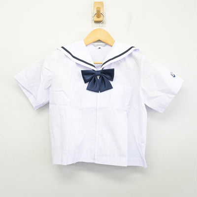 【中古】広島県 広島三育小学校 女子制服 3点 (セーラー服・スカート) sf100380