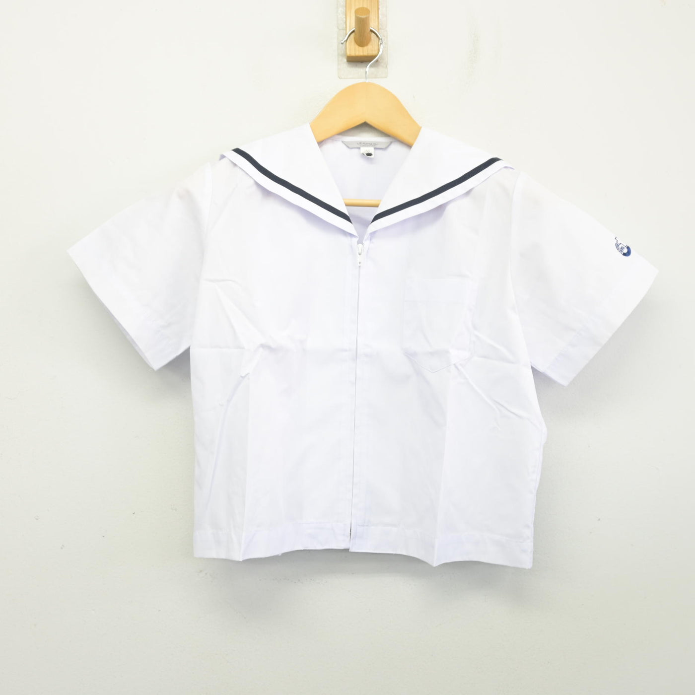 【中古】広島県 広島三育小学校 女子制服 2点 (セーラー服・スカート) sf100381