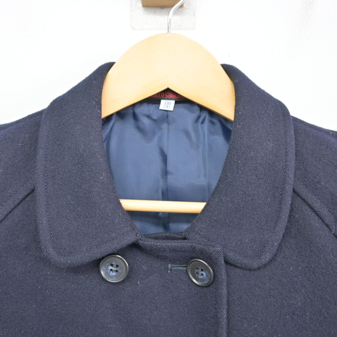 【中古】広島県 広島三育小学校 女子制服 1点 (コート) sf100383