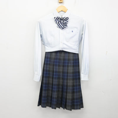 【中古】東京都 東洋大学京北高等学校 女子制服 5点 (ブレザー・ニット・シャツ・スカート) sf100387