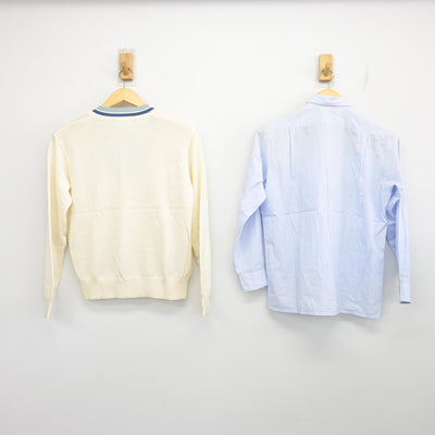 【中古】東京都 足立区立第四中学校 女子制服 2点 (ニット・シャツ) sf100392