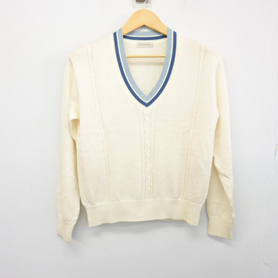 【中古】東京都 足立区立第四中学校 女子制服 2点 (ニット・シャツ) sf100392