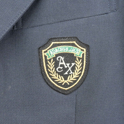 【中古】東京都 足立区立第十中学校 男子制服 4点 (ブレザー・シャツ・ズボン) sf100397