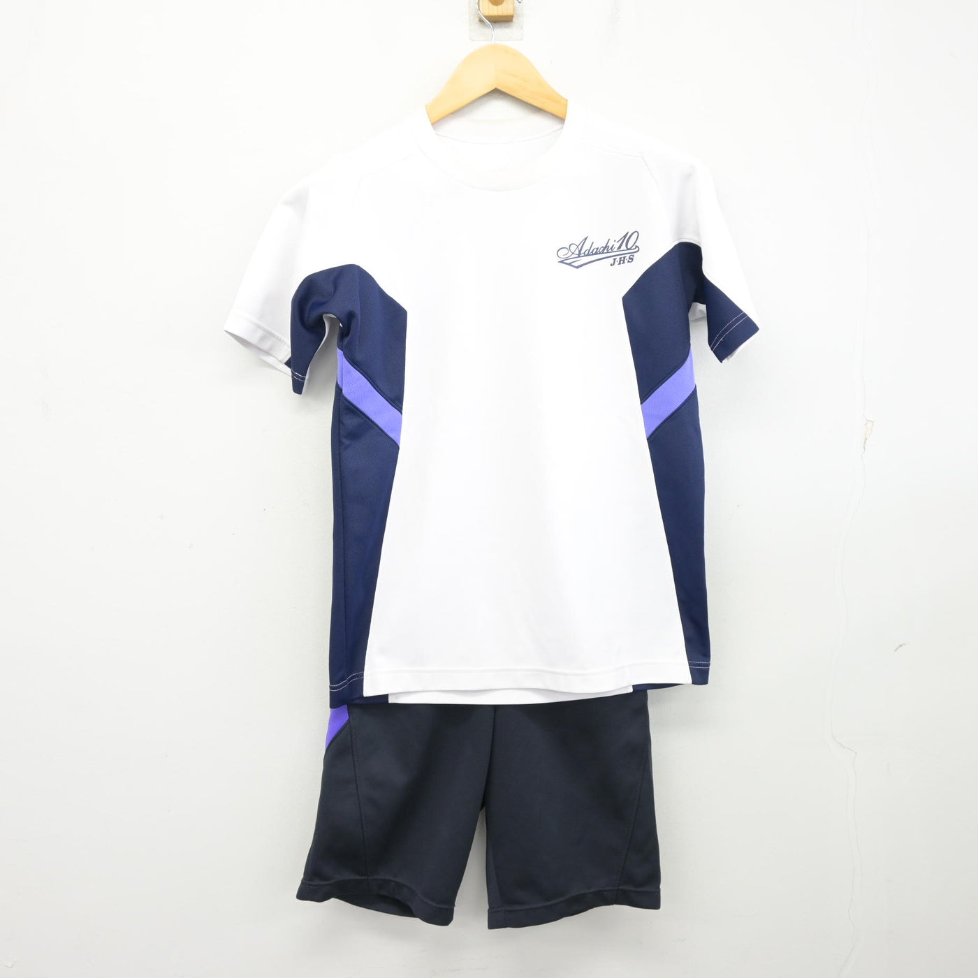 【中古】東京都 足立区立第十中学校 男子制服 2点 (体操服 上・体操服 下) sf100401