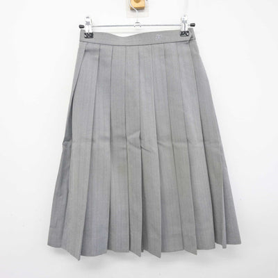 【中古】富山県 富山西高等学校 女子制服 4点 (ブレザー・ニットベスト・スカート) sf100434