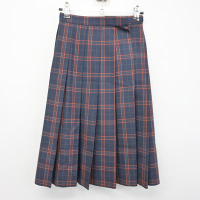 【中古】大阪府 大阪桐蔭中学校・高等学校 女子制服 3点 (ベスト・シャツ・スカート) sf100439