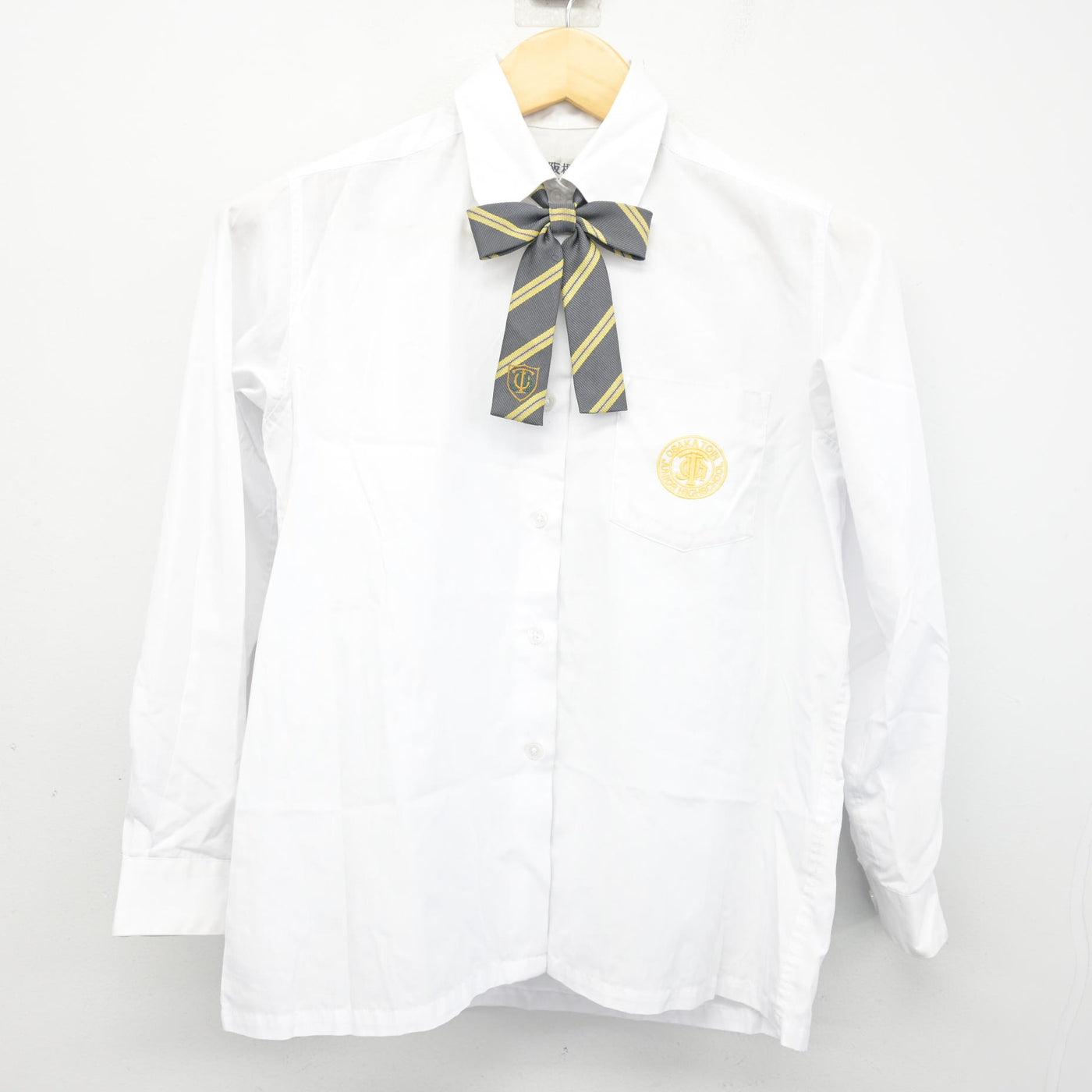 【中古】大阪府 大阪桐蔭中学校・高等学校 女子制服 5点 (ブレザー・ベスト・シャツ・スカート) sf100440