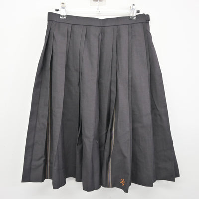 【中古】広島県 崇徳中学校・高等学校 女子制服 4点 (ブレザー・ニット・スカート) sf100443