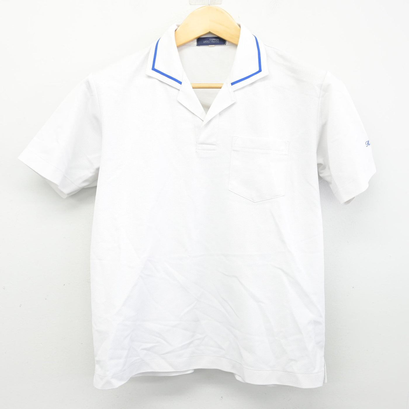 【中古】広島県 国泰寺中学校 女子制服 2点 (シャツ・ジャンパースカート) sf100446