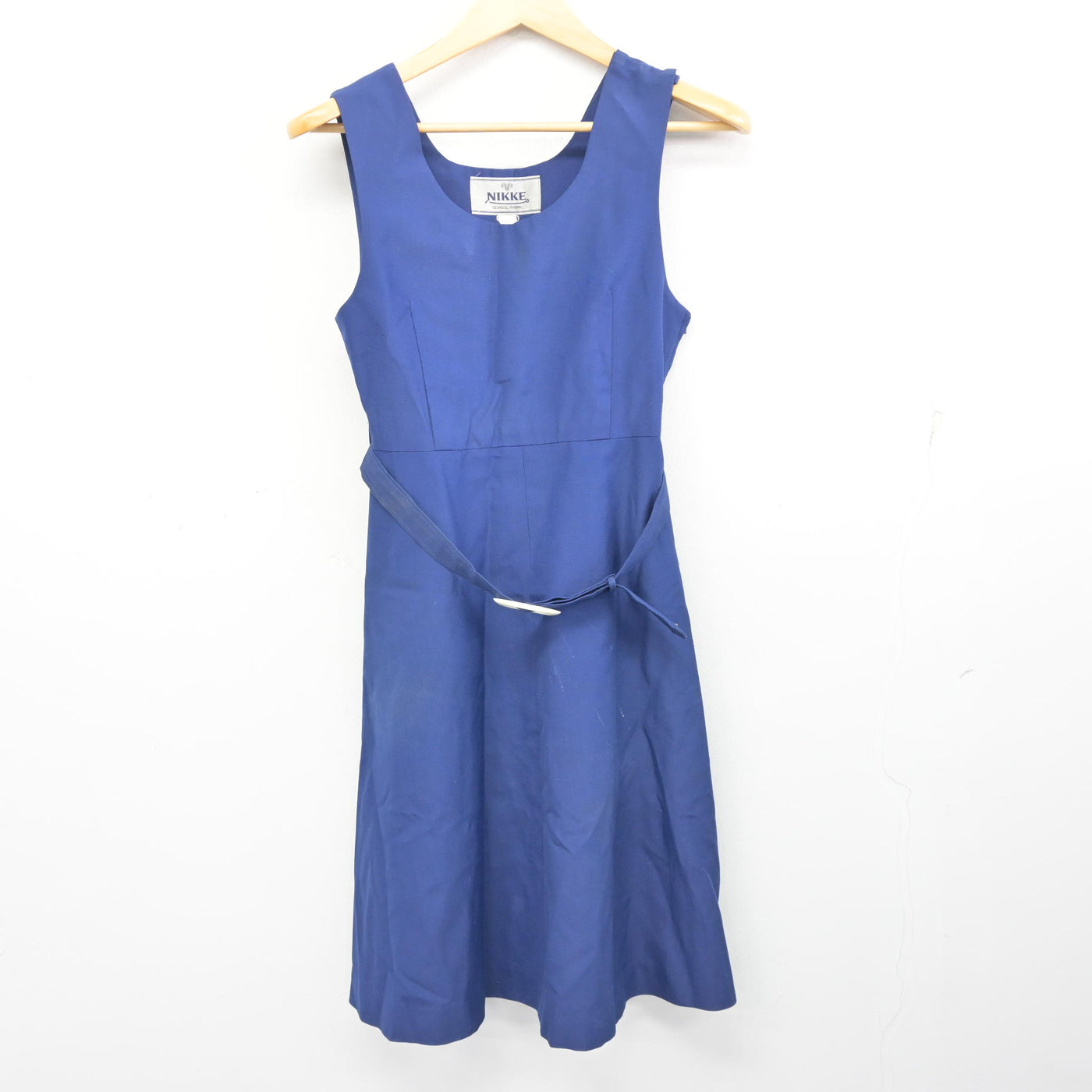 【中古】広島県 国泰寺中学校 女子制服 2点 (シャツ・ジャンパースカート) sf100446
