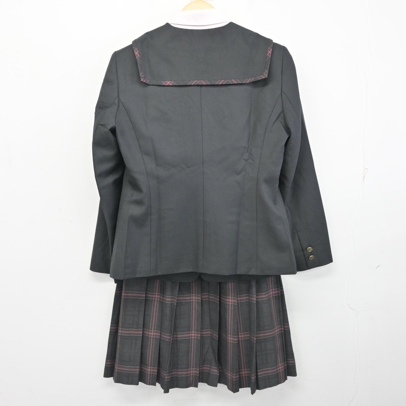 【中古】福岡県 九州産業大学付属九州産業高等学校 女子制服 5点 (ブレザー・シャツ・スカート) sf100449