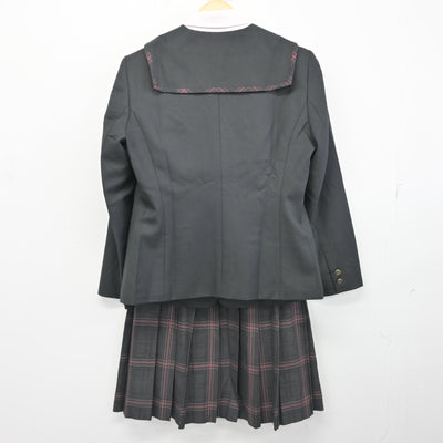 【中古】福岡県 九州産業大学付属九州産業高等学校 女子制服 5点 (ブレザー・シャツ・スカート) sf100449
