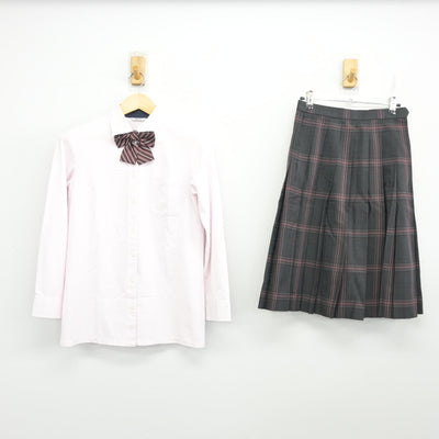 【中古】福岡県 九州産業大学付属九州産業高等学校 女子制服 5点 (ブレザー・シャツ・スカート) sf100449