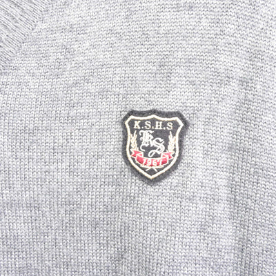 【中古】福岡県 九州産業大学付属九州産業高等学校 女子制服 2点 (ニット・ニットベスト) sf100450