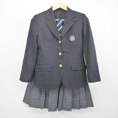 【中古】千葉県 芝浦工業大学柏中学高等学校 女子制服 3点 (ブレザー・スカート) sf100454