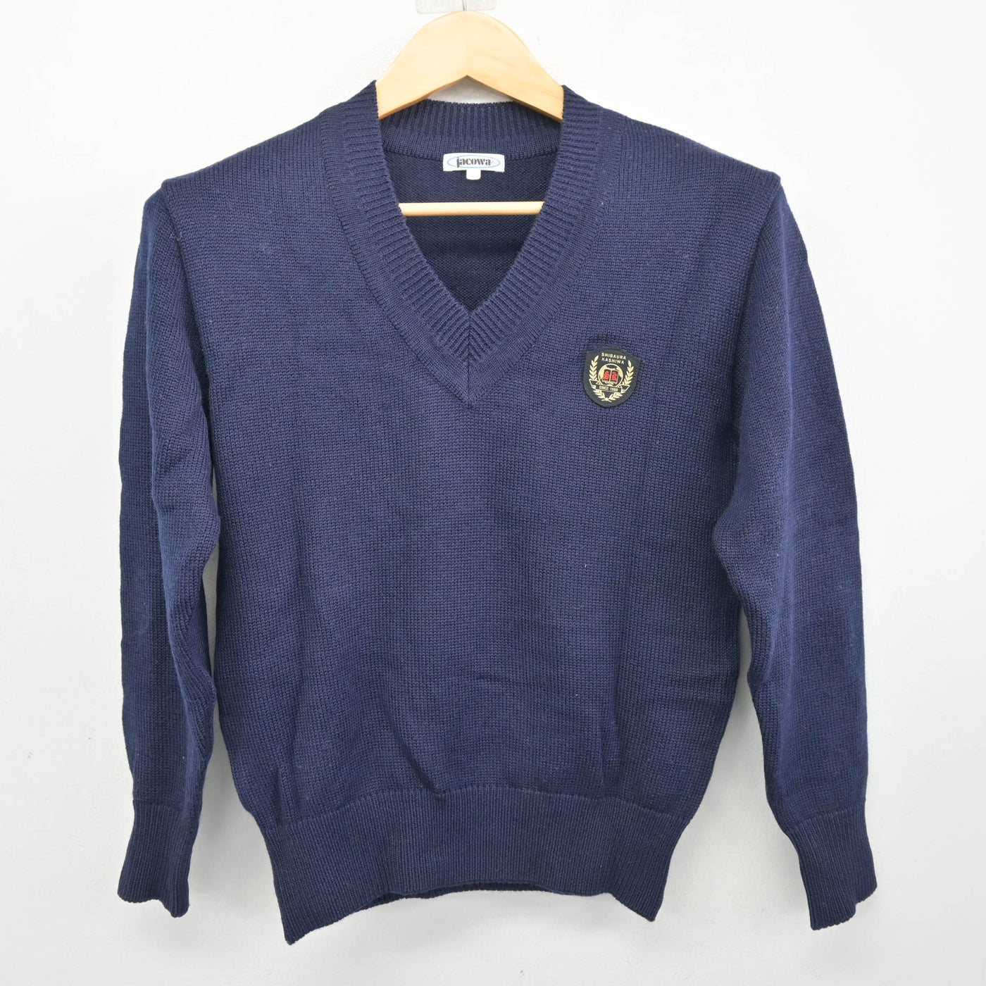 【中古】千葉県 芝浦工業大学柏中学高等学校 女子制服 2点 (ニット・スカート) sf100455