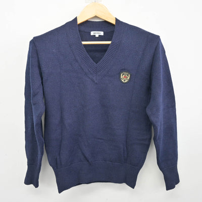 【中古】千葉県 芝浦工業大学柏中学高等学校 女子制服 2点 (ニット・スカート) sf100455