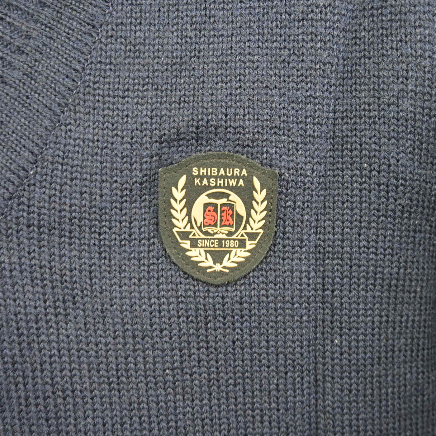 【中古】千葉県 芝浦工業大学柏中学高等学校 女子制服 2点 (ニット・スカート) sf100455