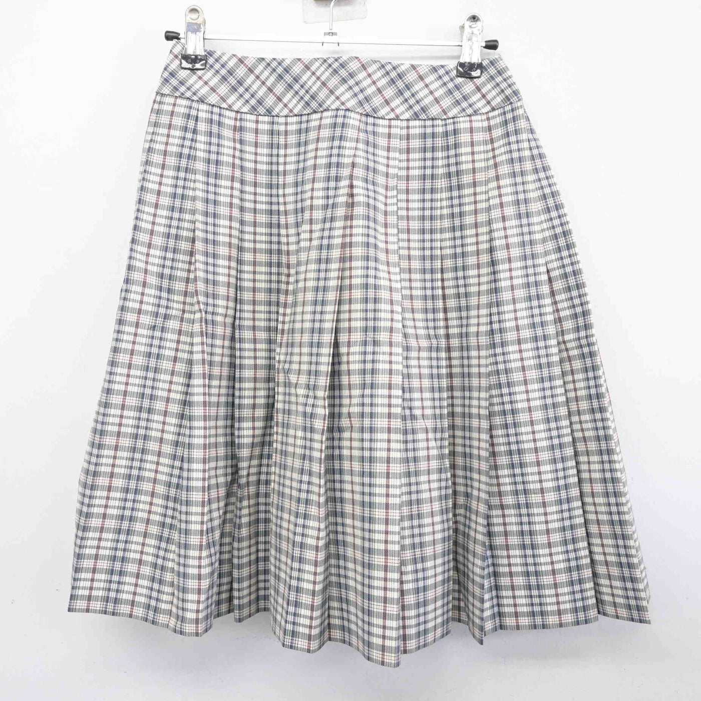 【中古】千葉県 芝浦工業大学柏中学高等学校 女子制服 2点 (ニット・スカート) sf100455