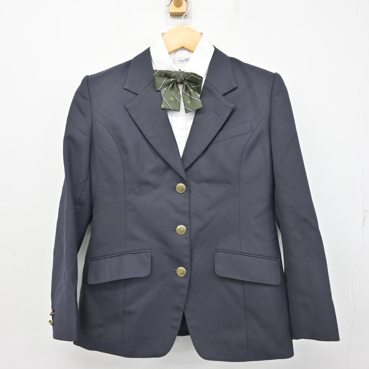 【中古】東京都 日本大学第一中学校・高等学校 女子制服 3点 (ブレザー・シャツ) sf100462