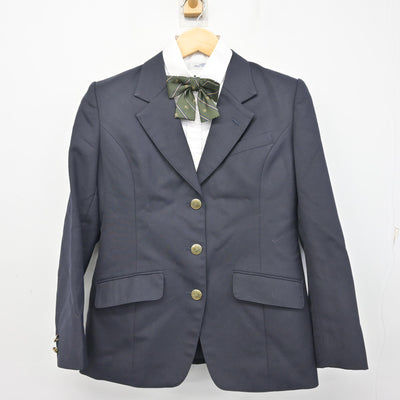 【中古】東京都 日本大学第一中学校・高等学校 女子制服 3点 (ブレザー・シャツ) sf100462