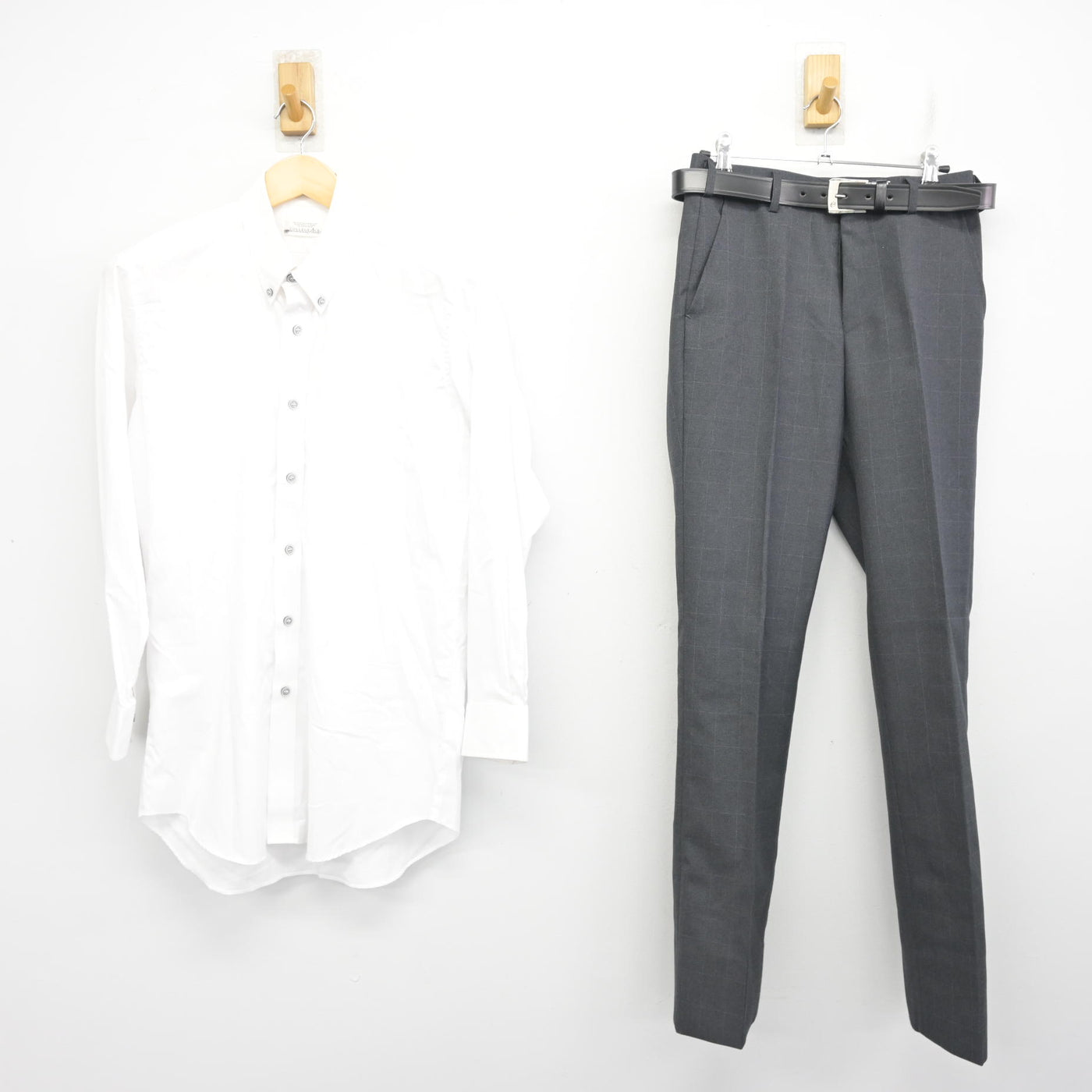 【中古】東京都 日本工業大学駒場高等学校 男子制服 7点 (ブレザー・シャツ・ズボン) sf100469