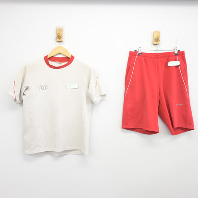 【中古】香川県 仁尾中学校 男子制服 2点 (体操服 上・体操服 下) sf100476