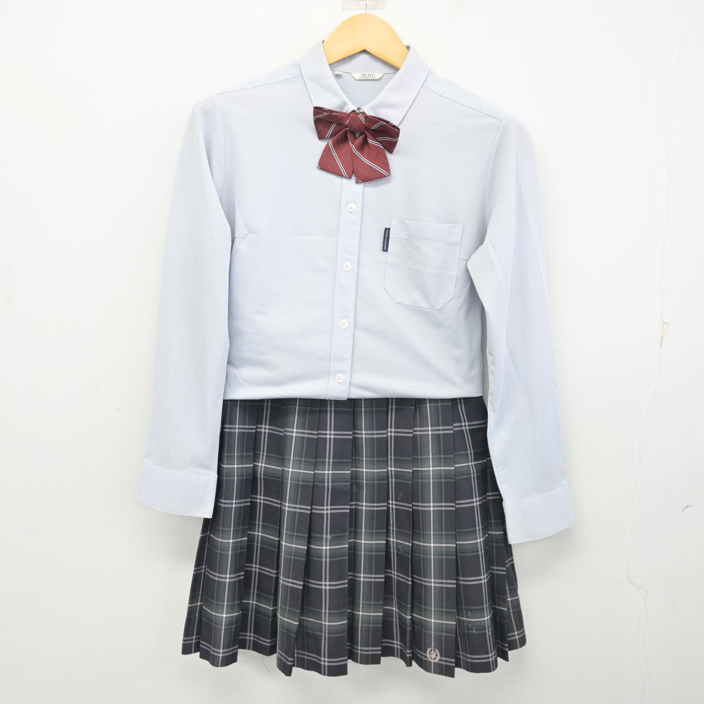 【中古】香川県 坂出第一高等学校 女子制服 4点 (ブレザー・シャツ・スカート) sf100477