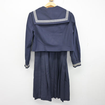 【中古】東京都 篠崎中学校 女子制服 3点 (セーラー服・ジャンパースカート) sf100482
