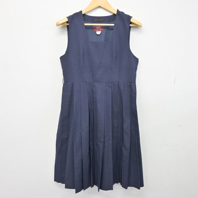 【中古】東京都 篠崎中学校 女子制服 1点 (ジャンパースカート) sf100483