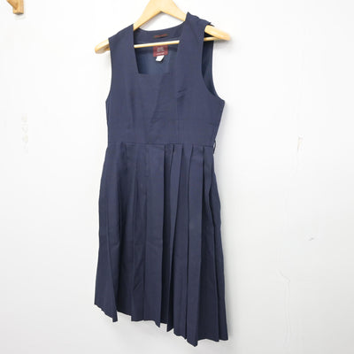 【中古】東京都 篠崎中学校 女子制服 1点 (ジャンパースカート) sf100483
