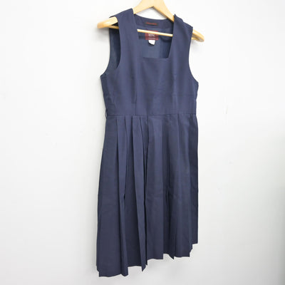 【中古】東京都 篠崎中学校 女子制服 1点 (ジャンパースカート) sf100483
