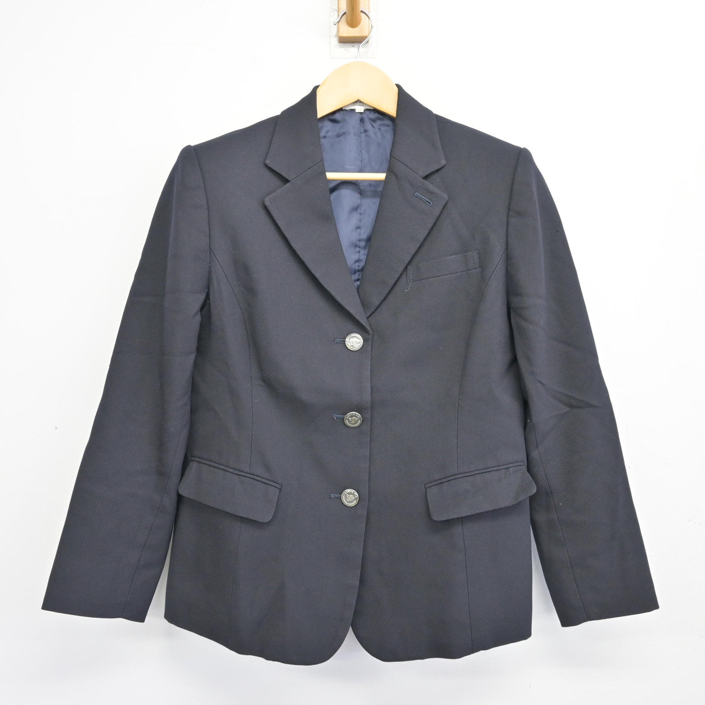 【中古】神奈川県 横浜栄高等学校 女子制服 4点 (ブレザー・スカート・スカート) sf100517