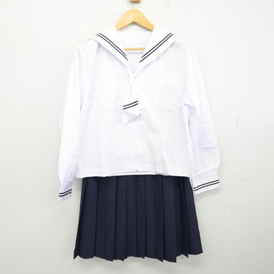 【中古】群馬県 大泉町立南中学校 女子制服 5点 (セーラー服・スカート) sf100542