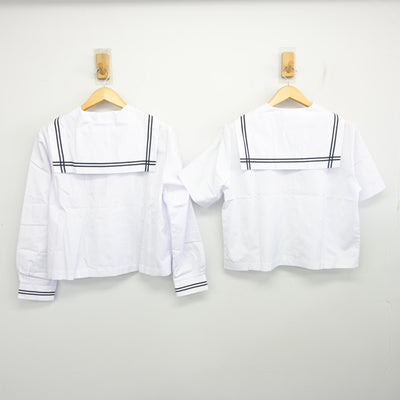 【中古】群馬県 大泉町立南中学校 女子制服 5点 (セーラー服・スカート) sf100542