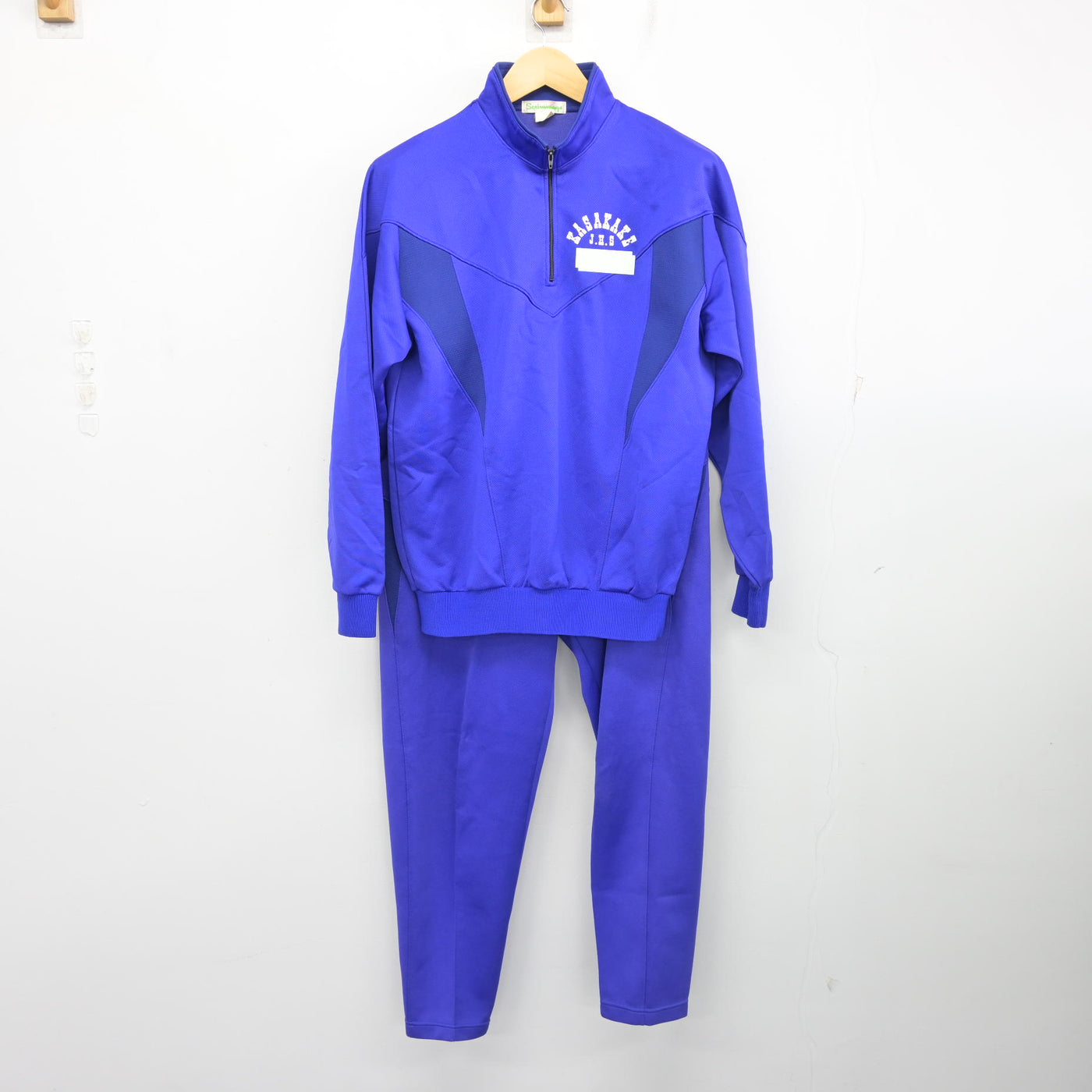 【中古】群馬県 みどり市立笠懸中学校 女子制服 2点 (ジャージ 上・ジャージ 下) sf100548