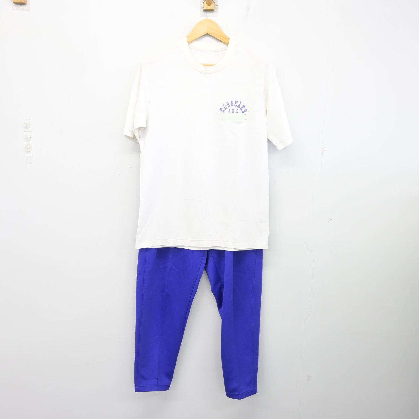 【中古】群馬県 みどり市立笠懸中学校 女子制服 2点 (体操服 上・ジャージ 下) sf100550