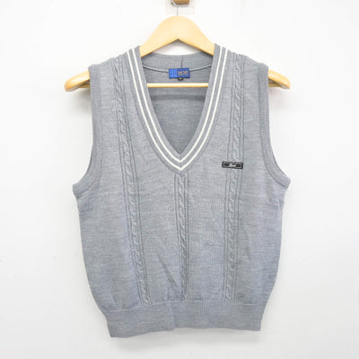 【中古】山口県 誠英高等学校 女子制服 3点 (ニットベスト・シャツ) sf100553