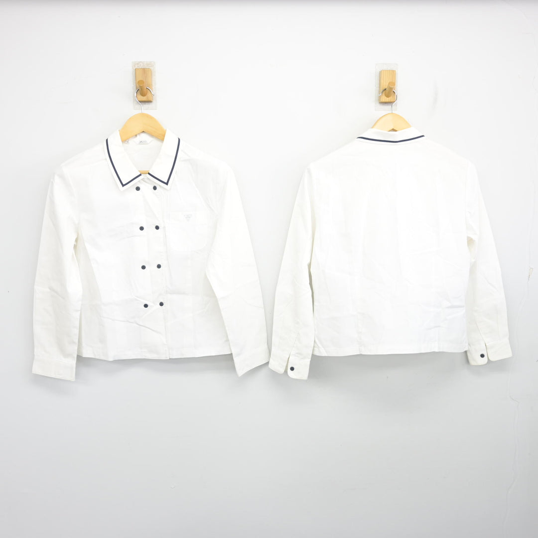 中古】山口県 誠英高等学校/旧制服 女子制服 3点 (ブラウス・スカート