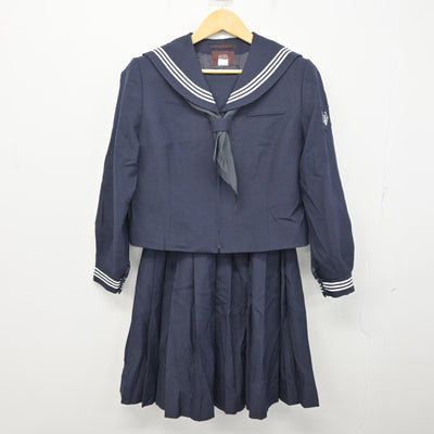 【中古】東京都 小松川第三中学校 女子制服 3点 (セーラー服・スカート) sf100568