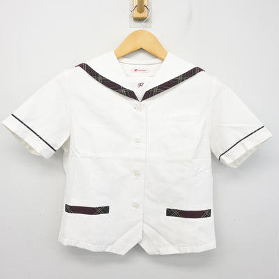 【中古】大阪府 文の里中学校 女子制服 2点 (セーラー服・スカート) sf100596