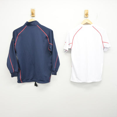 【中古】千葉県 千葉商科大学附属高等学校 女子制服 3点 (ジャージ 上・体操服 上・ジャージ 下) sf100607